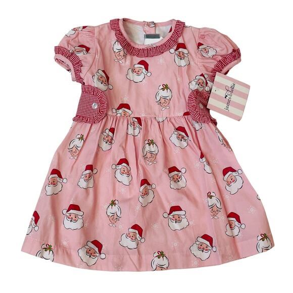 NWT James & Lottie 12M Santa Tabitha Tab Dress - Picture 1 of 5